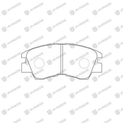 Pads tal-brejkijiet D6018MH għal Mitsubishi Lancer Cedia CS3A